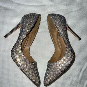 Steve Madden Altisha Iridescent Rhinestone Heels